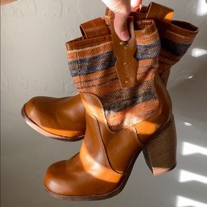 Brown Ankle Booties